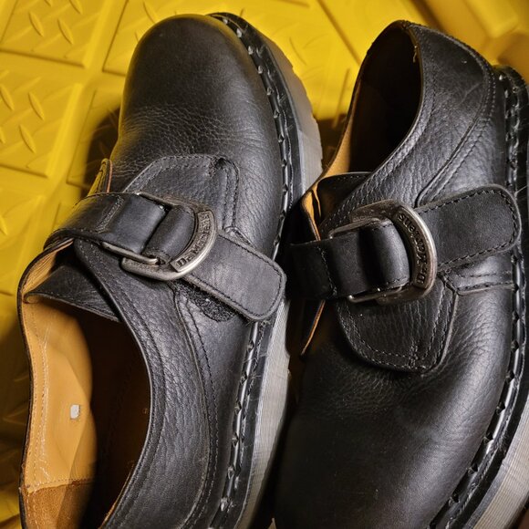 90's vintage Dr. Martens B314 Platform Oxfords Monk Strap - Picture 12 of 14
